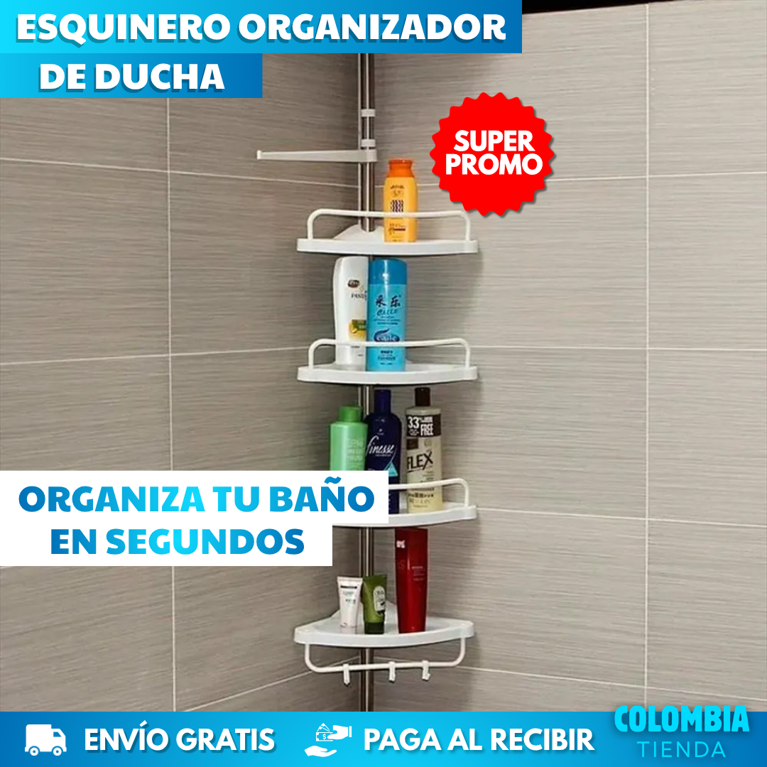 ESQUINERO ORGANIZADOR DE DUCHA