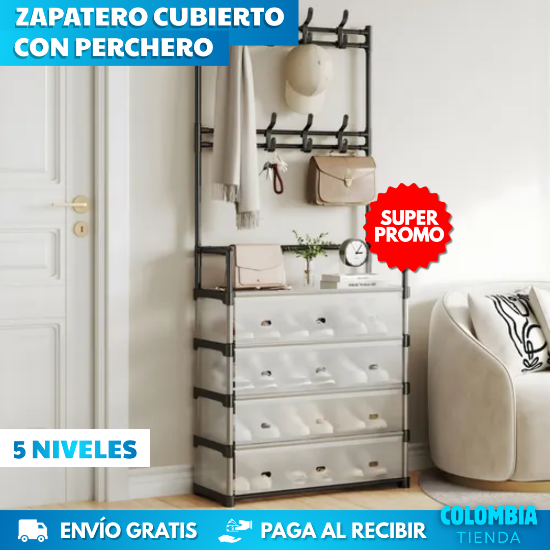 ZAPATERO PERCHERO 5 NIVELES