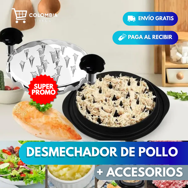 DESMECHADOR DE POLLO + ACCESORIOS