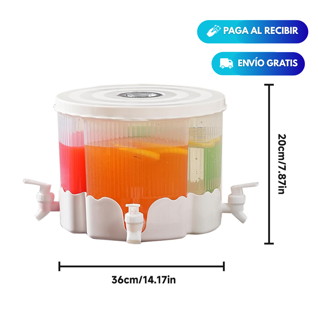 DISPENSADOR DE BEBIDAS + BASE GIRATORIO