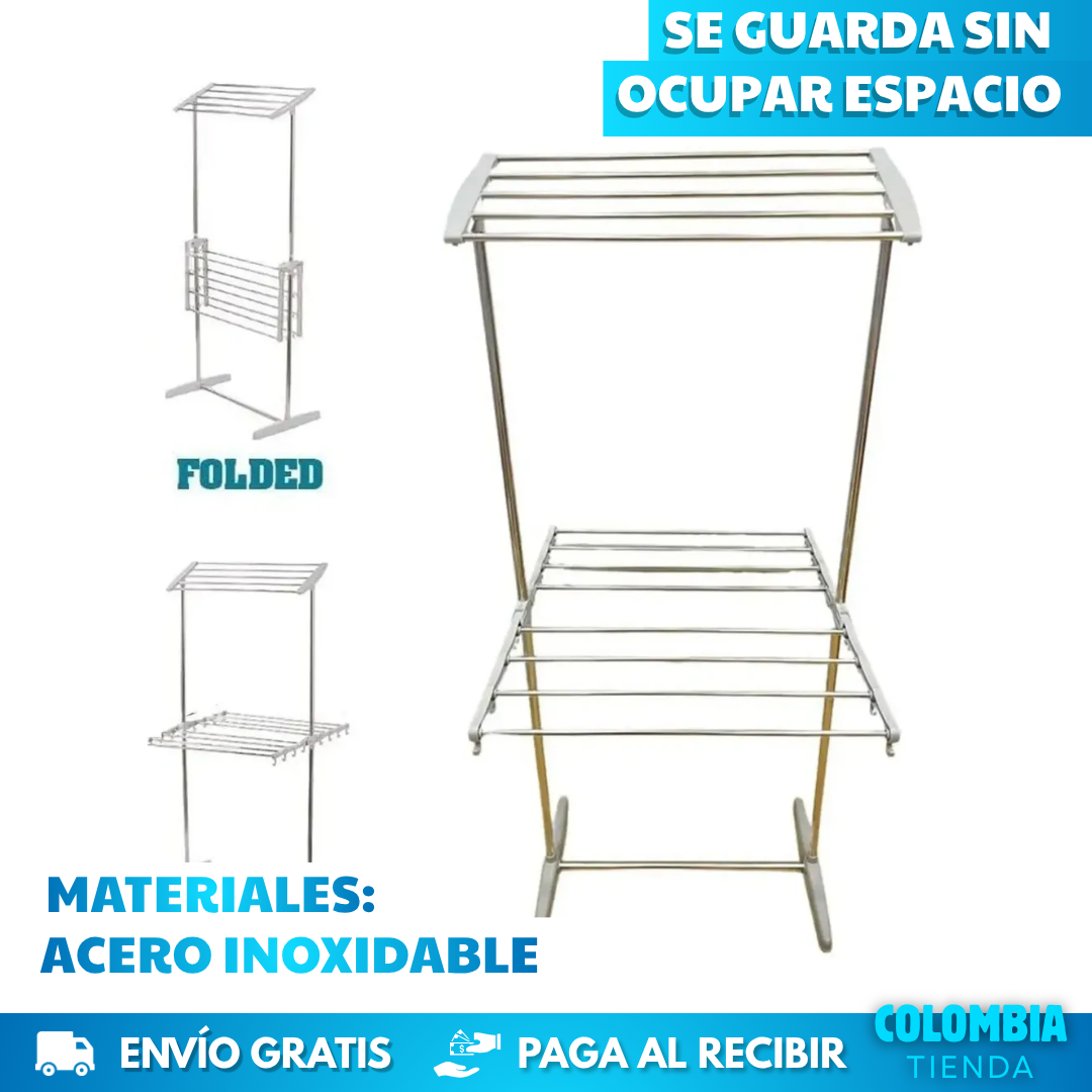 TENDEDERO DE ROPA MULTIFUNCIONAL
