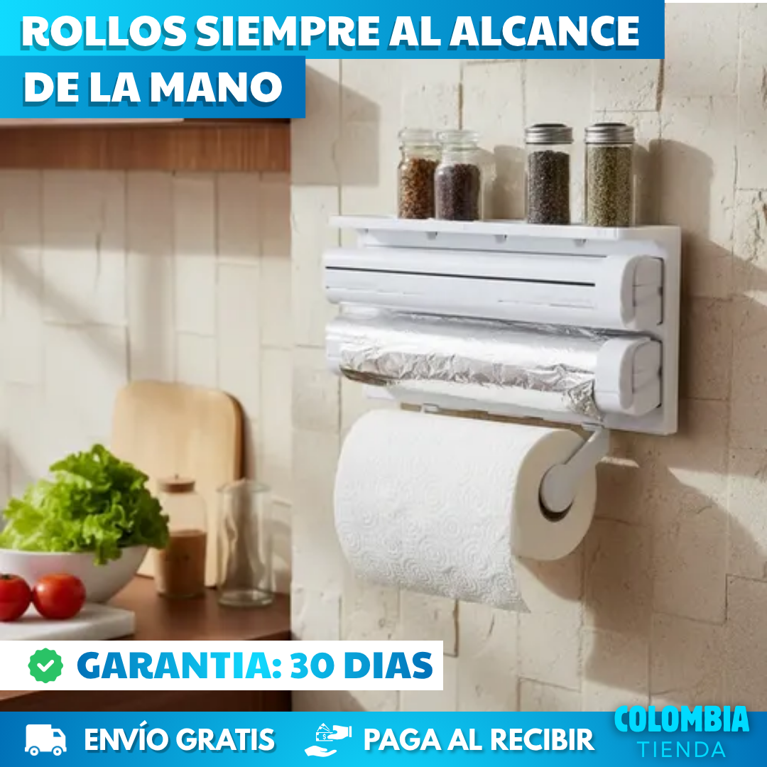 DISPENSADOR DE ROLLOS MODERNO