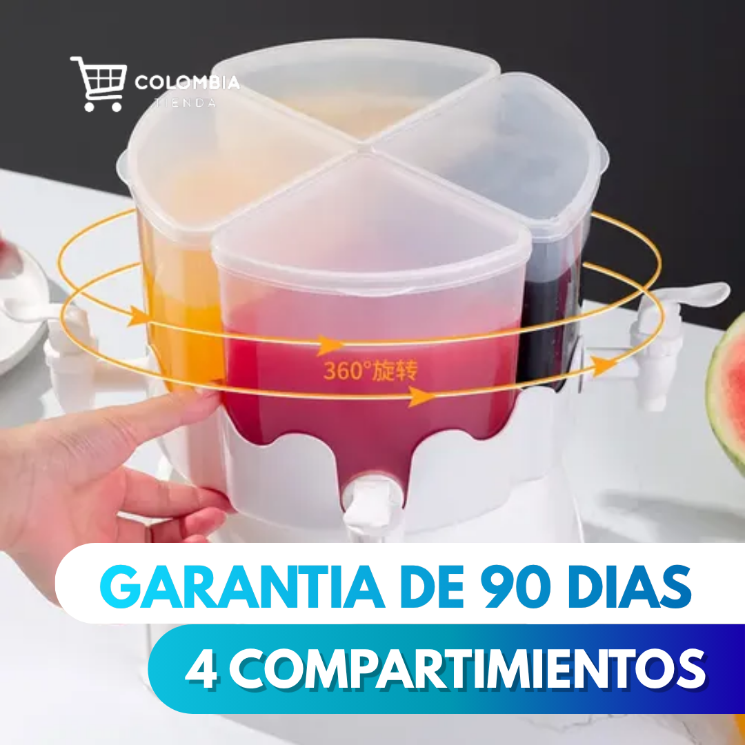 DISPENSADOR DE BEBIDAS + BASE GIRATORIO