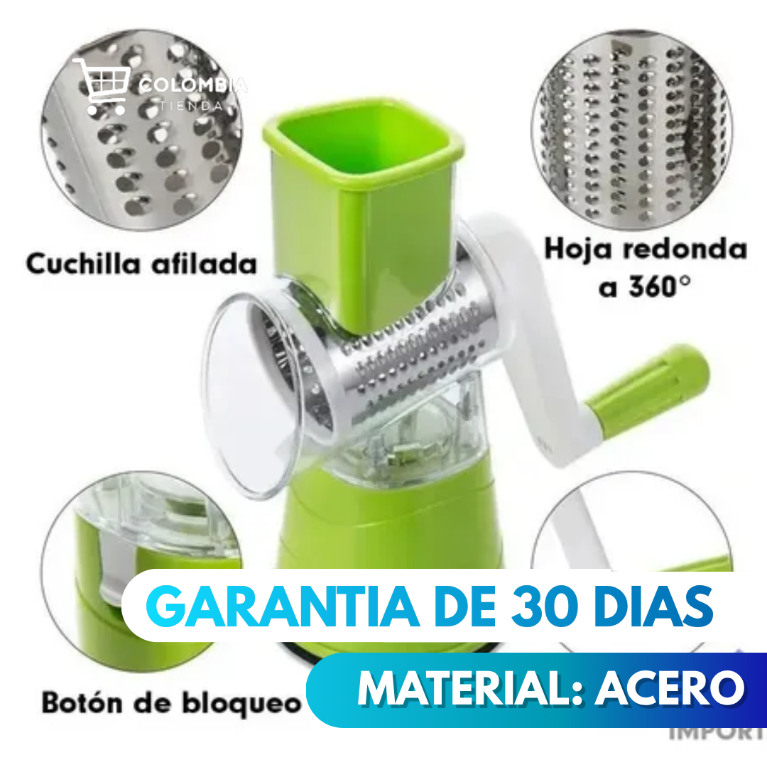 RALLADOR MANUAL + 3 TAMBORES