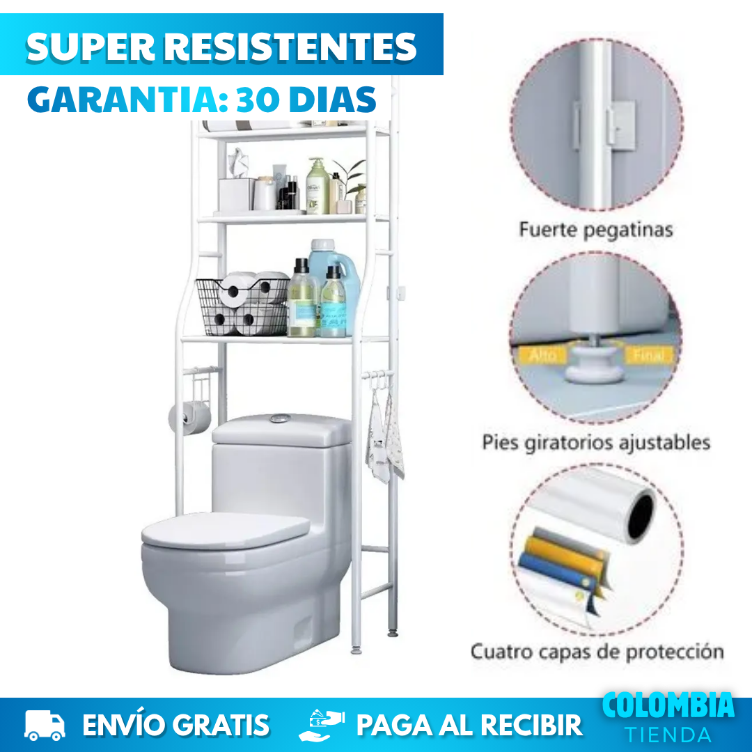 ORGANIZADOR DE BAÑO 3 NIVELES