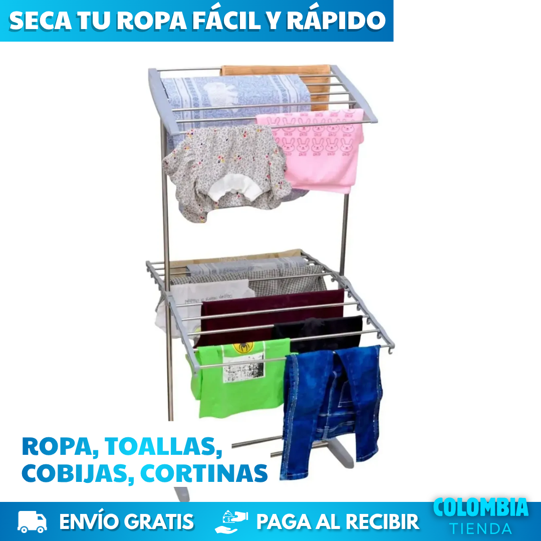 TENDEDERO DE ROPA MULTIFUNCIONAL