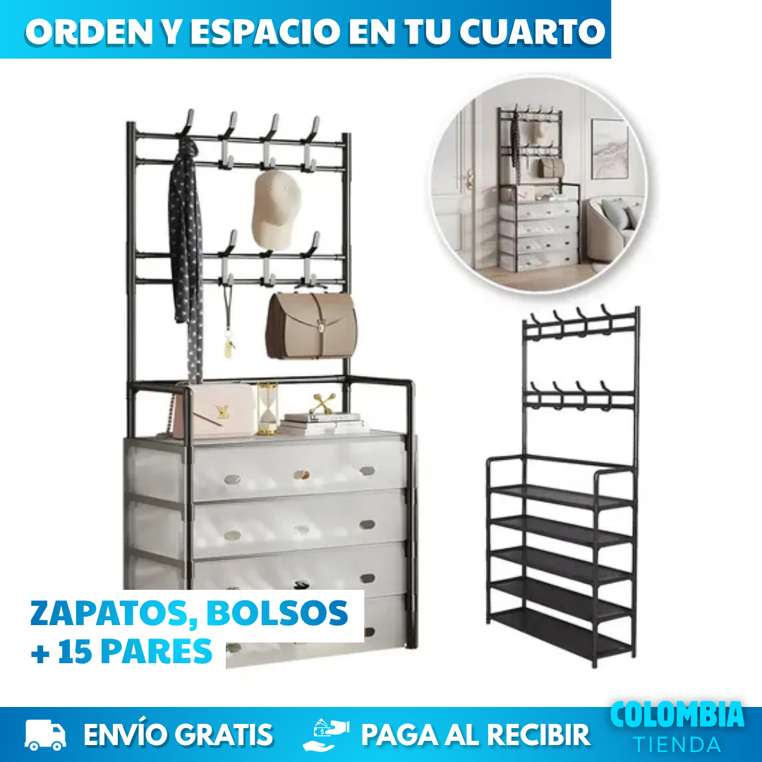ZAPATERO PERCHERO 5 NIVELES