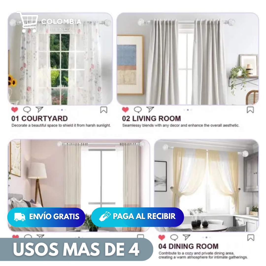 BARRA PLEGABLE EXPANDIBLE