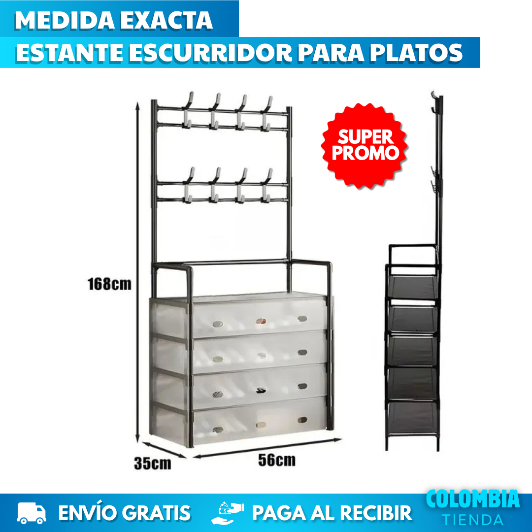 ZAPATERO PERCHERO 5 NIVELES